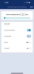 Sorting and Archiving controls