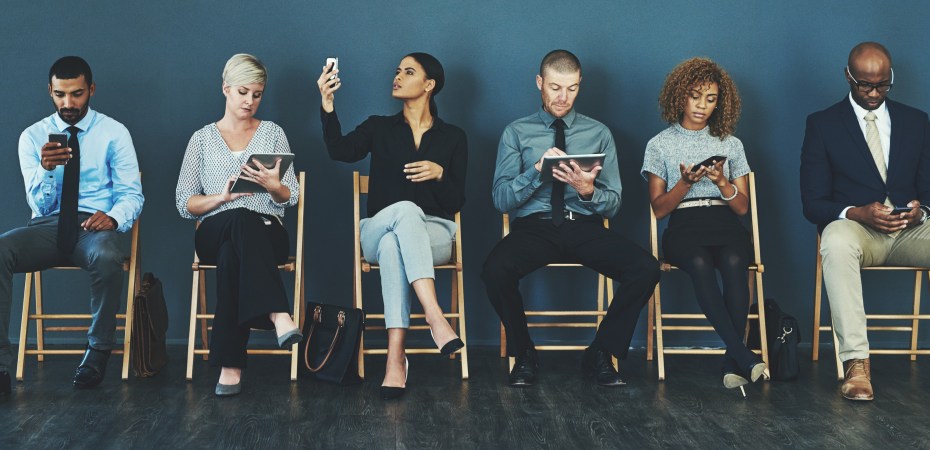 Waiting Room on the phone